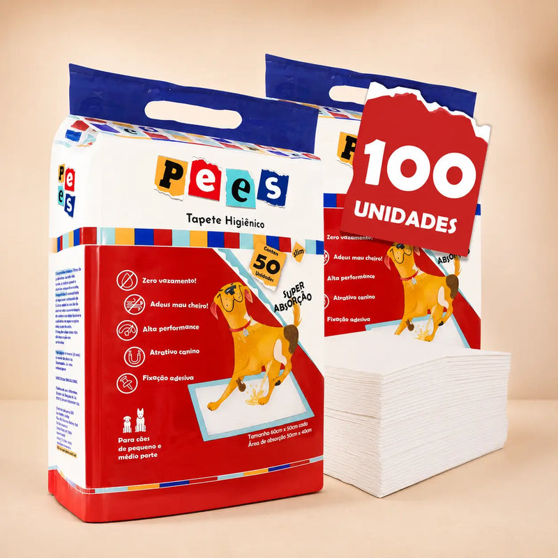 Tapete Higiênico Slim 100 Unidades -  OFERTA EXCLUSIVA